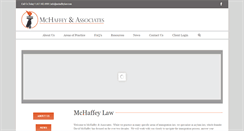 Desktop Screenshot of mchaffeylaw.com