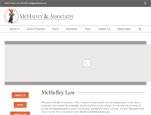 Tablet Screenshot of mchaffeylaw.com